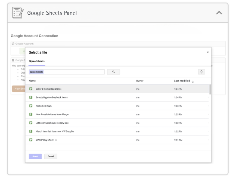 Google sheets Google sheets